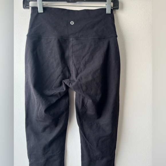 Lululemon // Black High Rise Wunder Under Tech Mesh Leggings - Picture 9 of 10